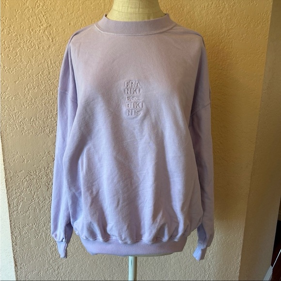 Frankies Bikinis Bennie Oversized Crewneck Sweatshirt - Picture 2 of 8